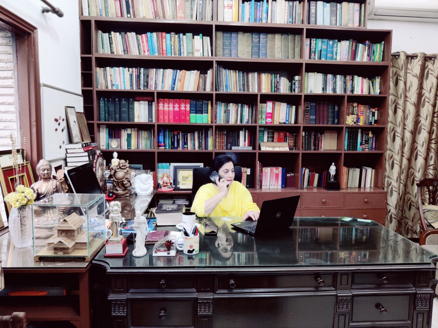 Iraadeh Education Foundation founder at her office
